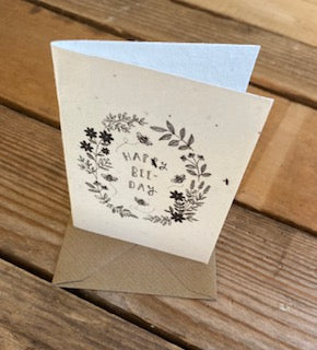 4 Wildflower Seed Greeting Cards