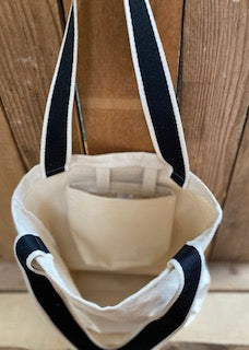 Natural 100% Organic Handmade Tote Bag